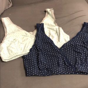 Set of 2 nursing bras